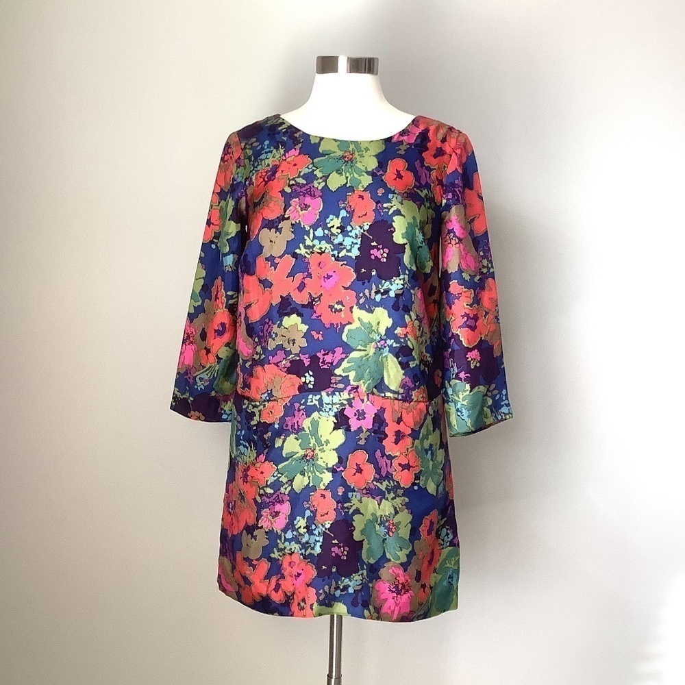J. Crew Floral Dress - Multicolor
